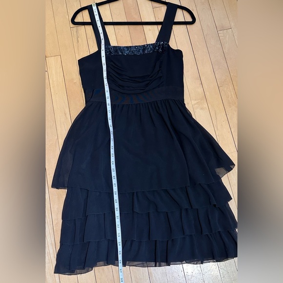 Kensie Black Tiered Dress Size 6 - Picture 8 of 10